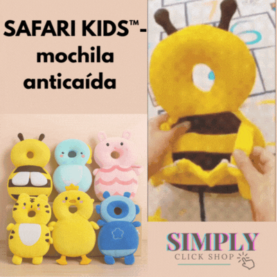 SAFARI KIDS™  - MOCHILA ANTICAÍDA PARA BEBÉS