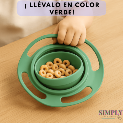 BOWL MÁGICO ANTIDERRAME™ - TAZÓN 360° PARA NIÑOS